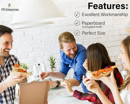 Eco-Friendly 18" Pizza Box Black Pizza Boxes