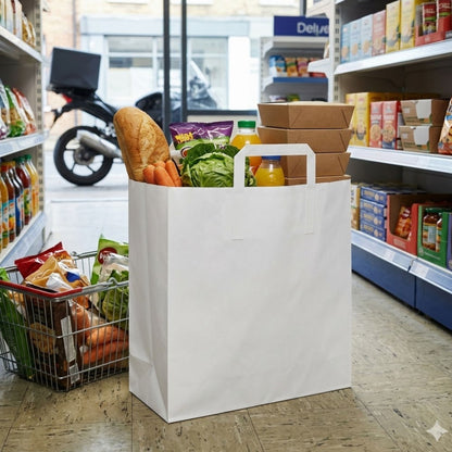 Eco-Friendly White SOS Paper Bag Jumbo | Sustainable High-Strength Bags