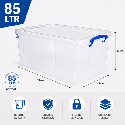 Clear Rectangle Storage Box