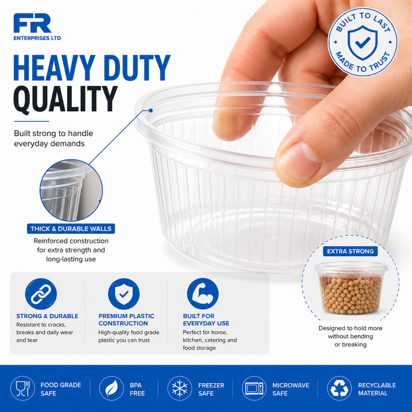 Heavy Duty Deli Container