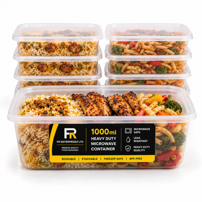 Heavy Duty Microwave Container with Lids