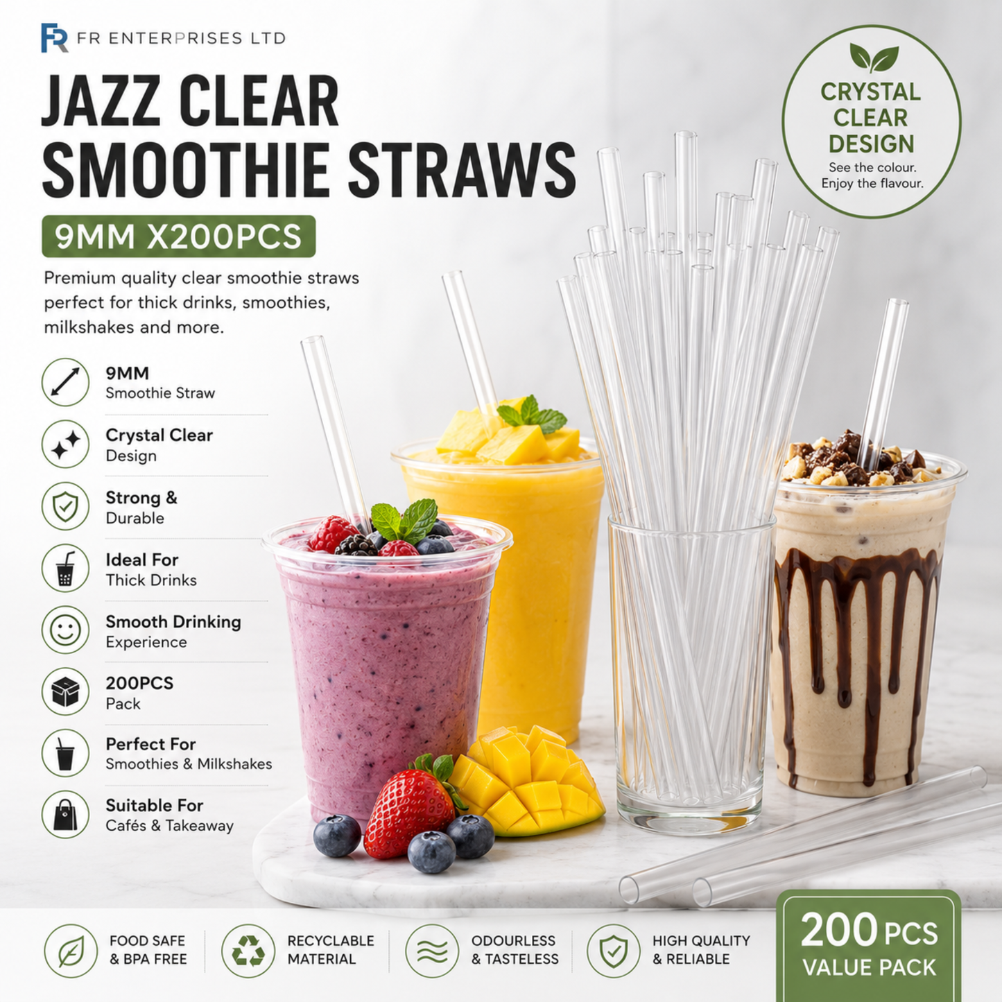 Reusable Plastic Straw
