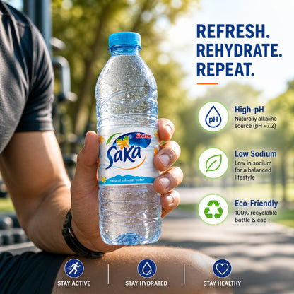 Saka Natural Mineral Water 500ml (Pack of 24)