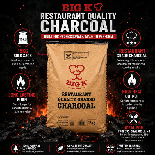 15kg Dura Restaurant Grade Lumpwood Charcoal