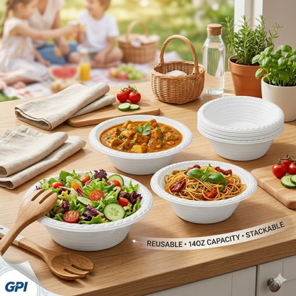 GPI Deep Plastic bowls