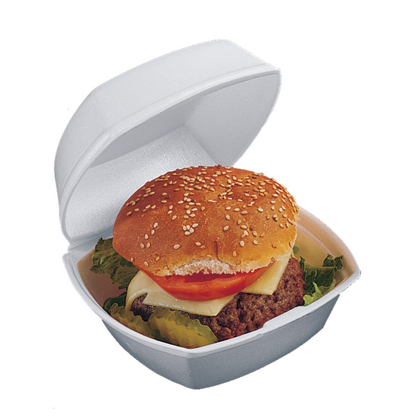 MP7 Foam Burger Box- Takeaway Containers