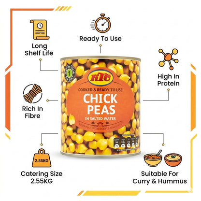 KTC Pure Vegetable Oil Chickpease Can- 2.55KG  (100%)