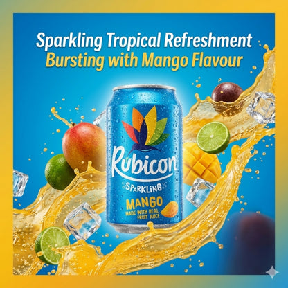CAN Rubicon Mango Sparkling Cans 24x330ml