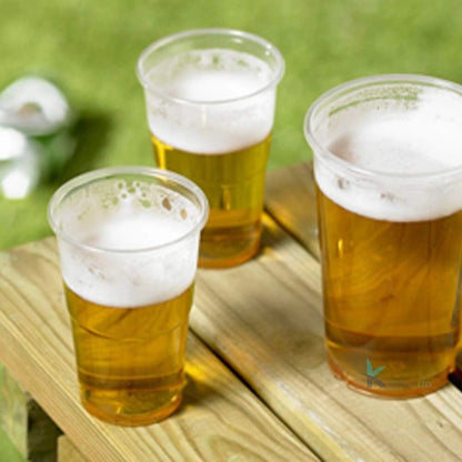 Clear Reusable Plastic Beer Cups