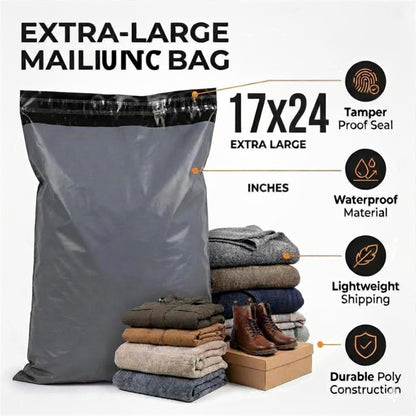 Grey Mailing Bags