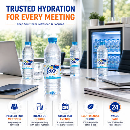 Saka Natural Mineral Water 500ml (Pack of 24)