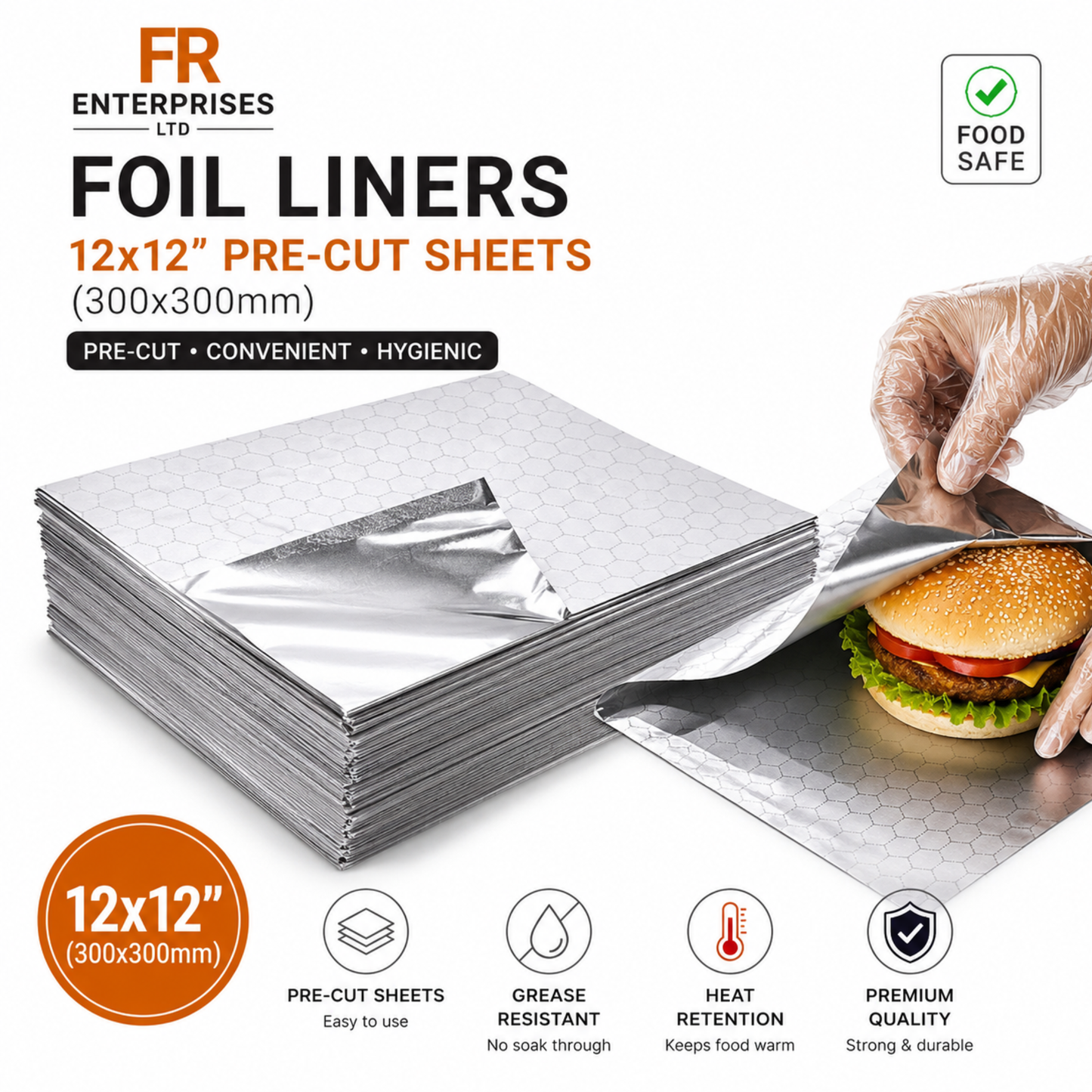 Foil Liners- 12X12