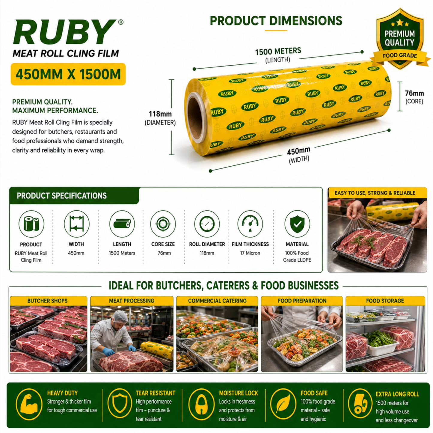 Meat Roll Cling Film