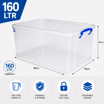 Clear Rectangle Storage Box