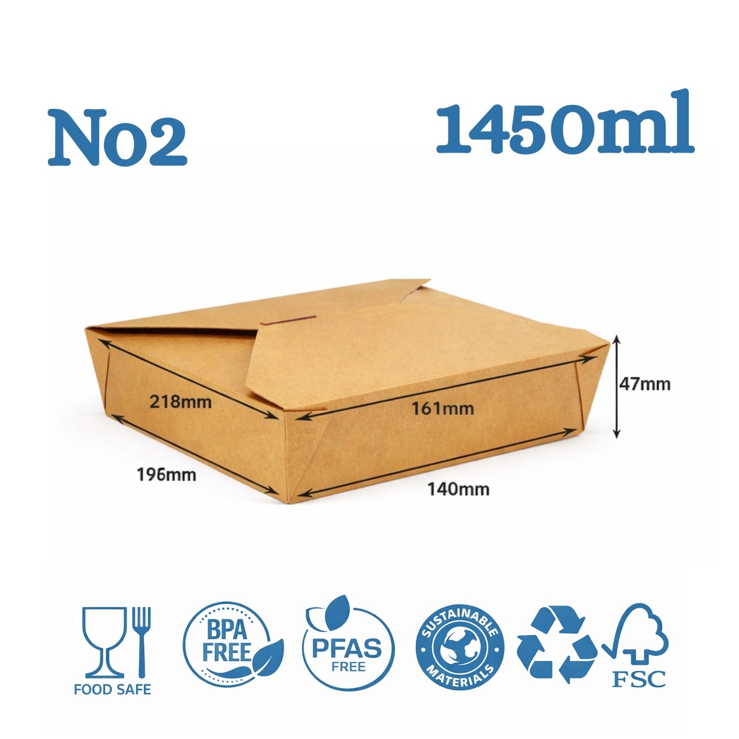 The Ultimate Eco-Friendly Brown Takeaway Box | Sturdy & Leak-Proof