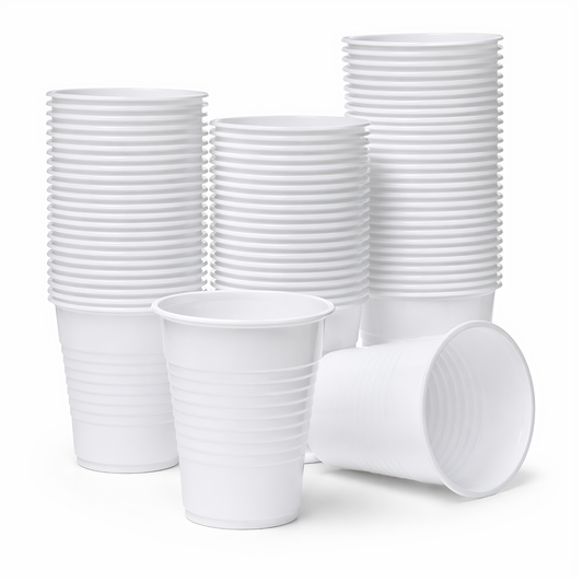 Eco-Friendly Paper Water Cups 7oz | 100% Recyclable