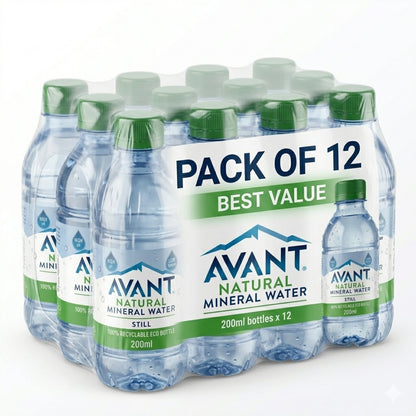 Avant Natural Mineral Water 200ml (Pack of 12)