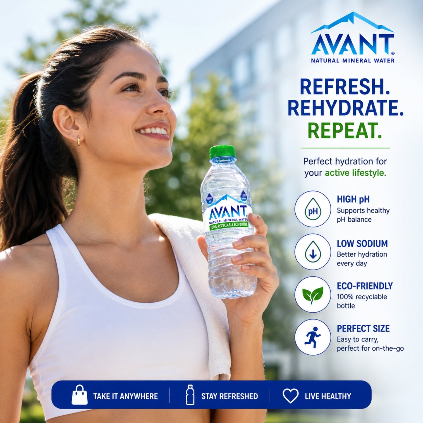 Avant Natural Mineral Water 330ml (Pack of 24)