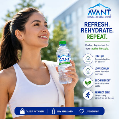 Avant Natural Mineral Water 330ml (Pack of 24)