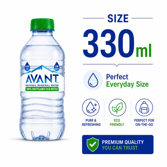 Avant Natural Mineral Water 330ml (Pack of 24)