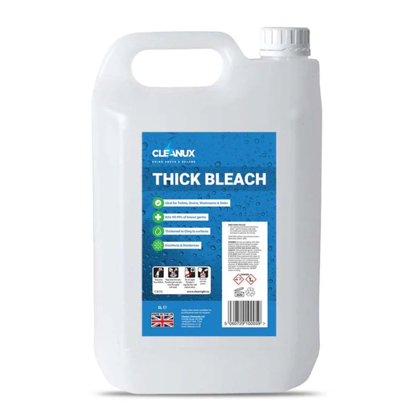 Cleanux Extra Strong Thick Bleach- 5L