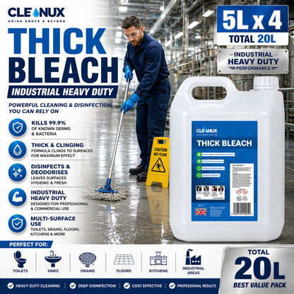Cleanux Extra Strong Thick Bleach- 5L