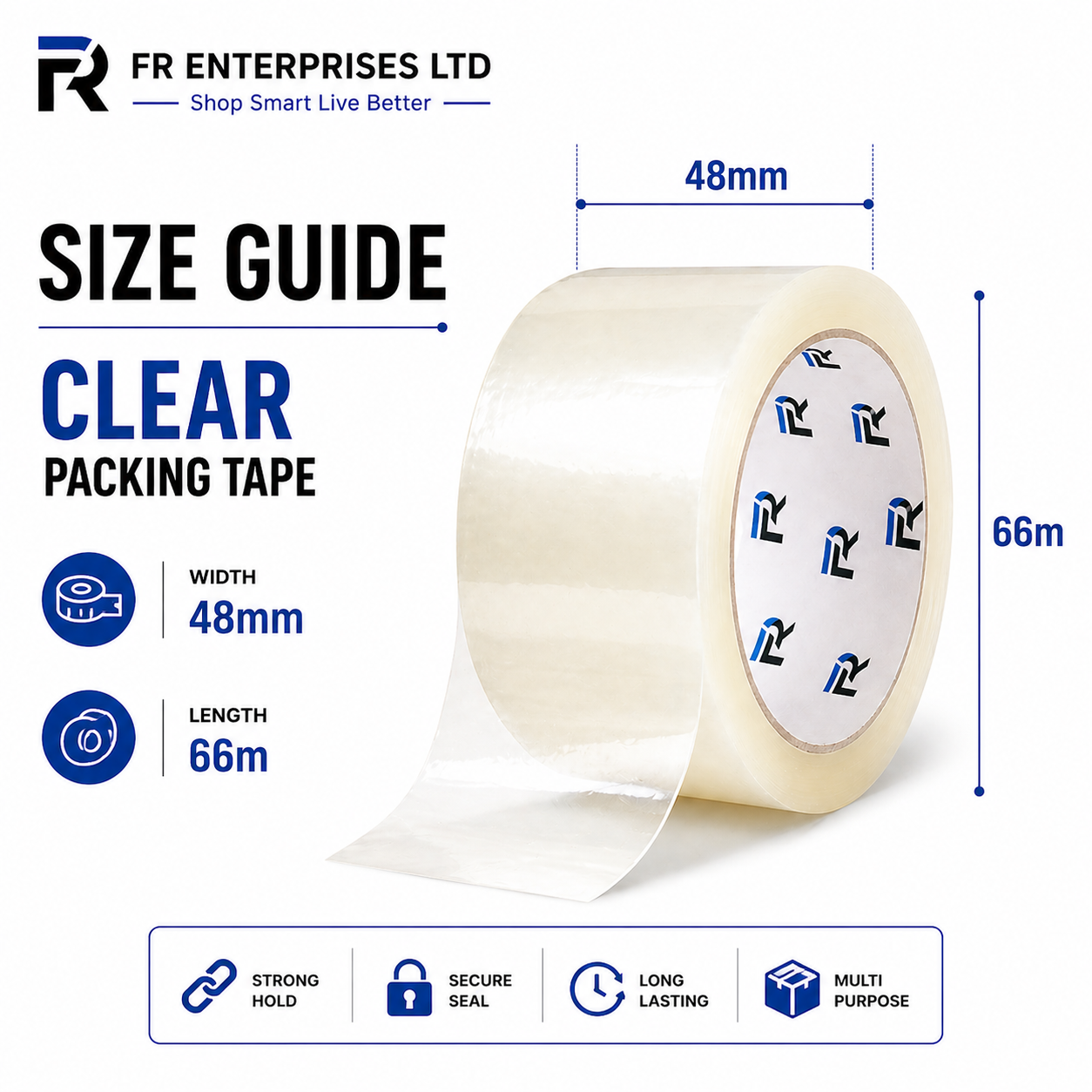 Heavy Duty Packing Tape 48mmx66m