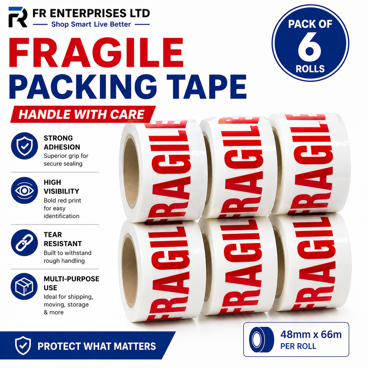 Heavy Duty Packing Tape 48mmx66m
