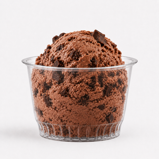Premium 8oz Plastic Ice Cream Cups With Lids PET | Eco-Friendly & Disposable