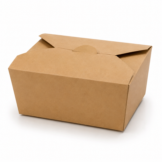 Takeaway No.8 Paper Kraft Food Box (1400ML/49OZ)