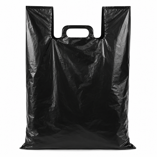 Black Jumbo Carrier Bag- 12x18x23''