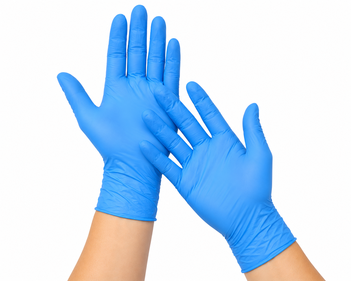Blue Disposable Latex Gloves – Comfortable, Flexible & Protective
