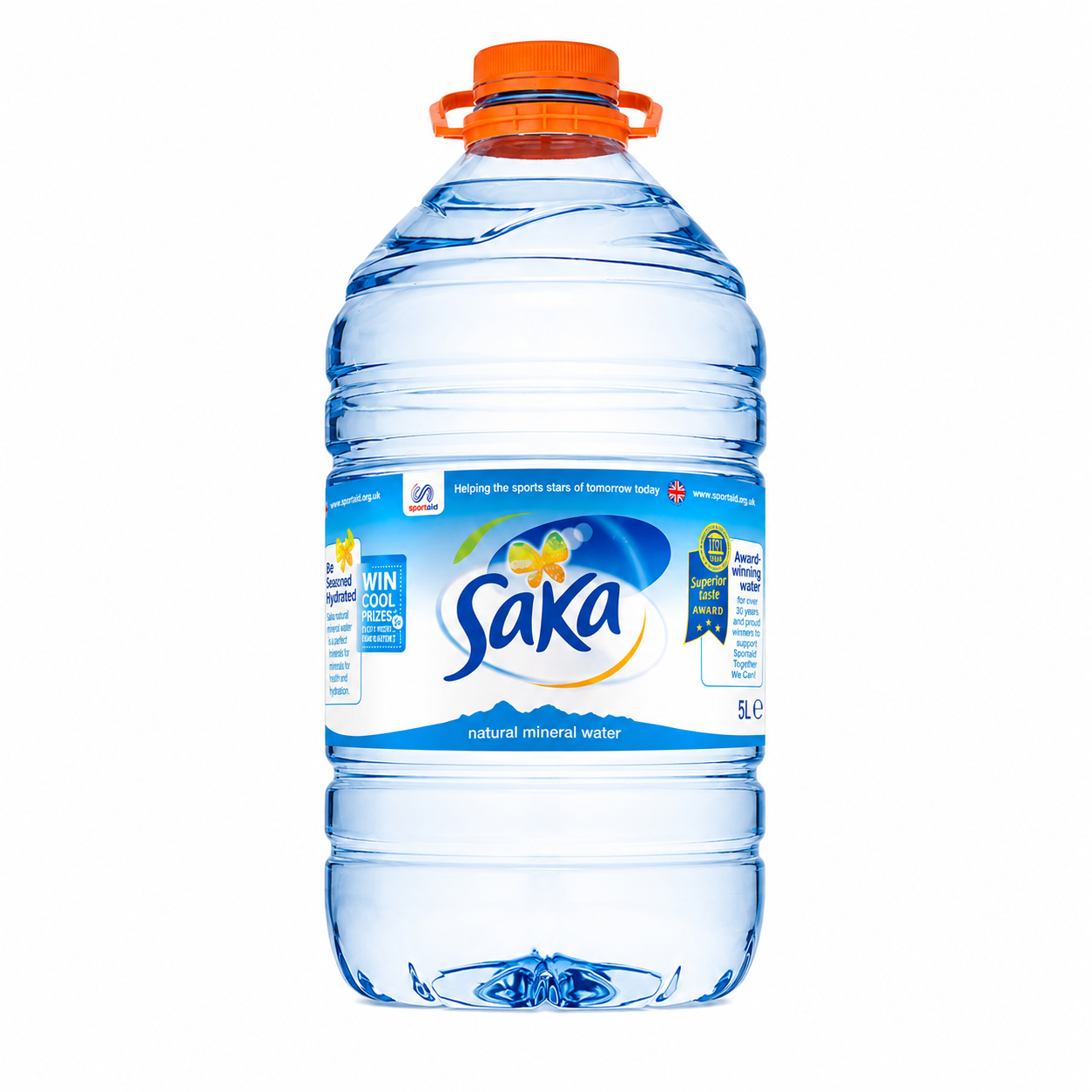 Saka Natural Mineral Water 5 Liter (Pack of 3)