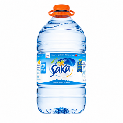 Saka Natural Mineral Water 5 Liter (Pack of 3)