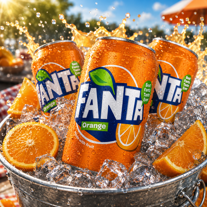 CAN Fanta Orange 24X330ML GB