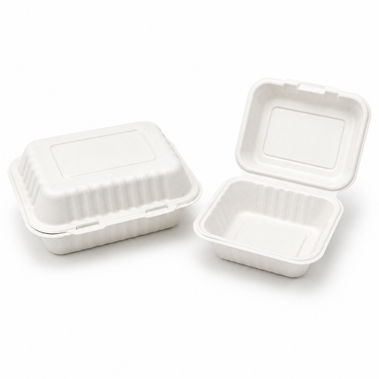 Bagasse Clamshell Box BHB9 (7x5")