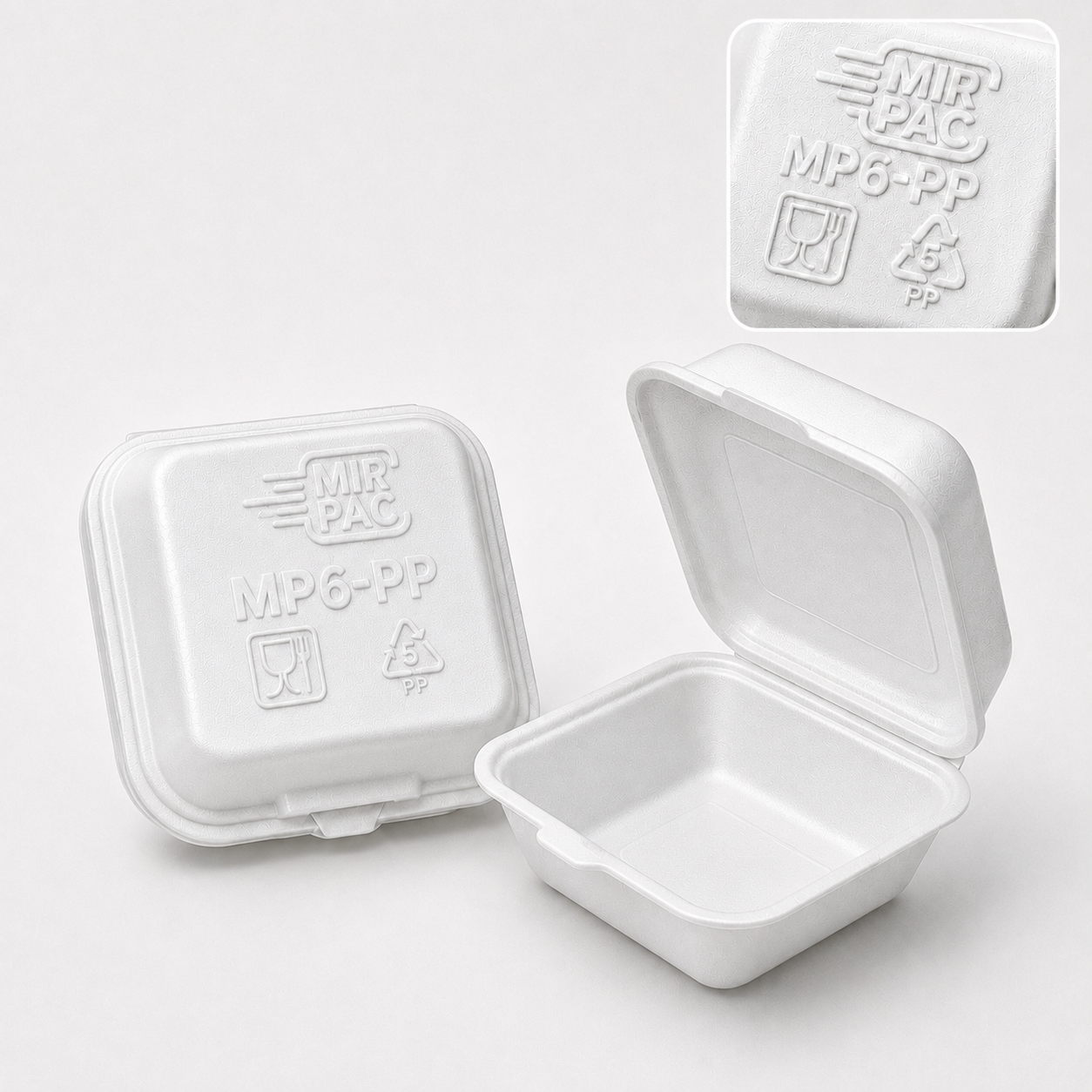 MP6 Next Gen Foam Box- Takeaway Containers