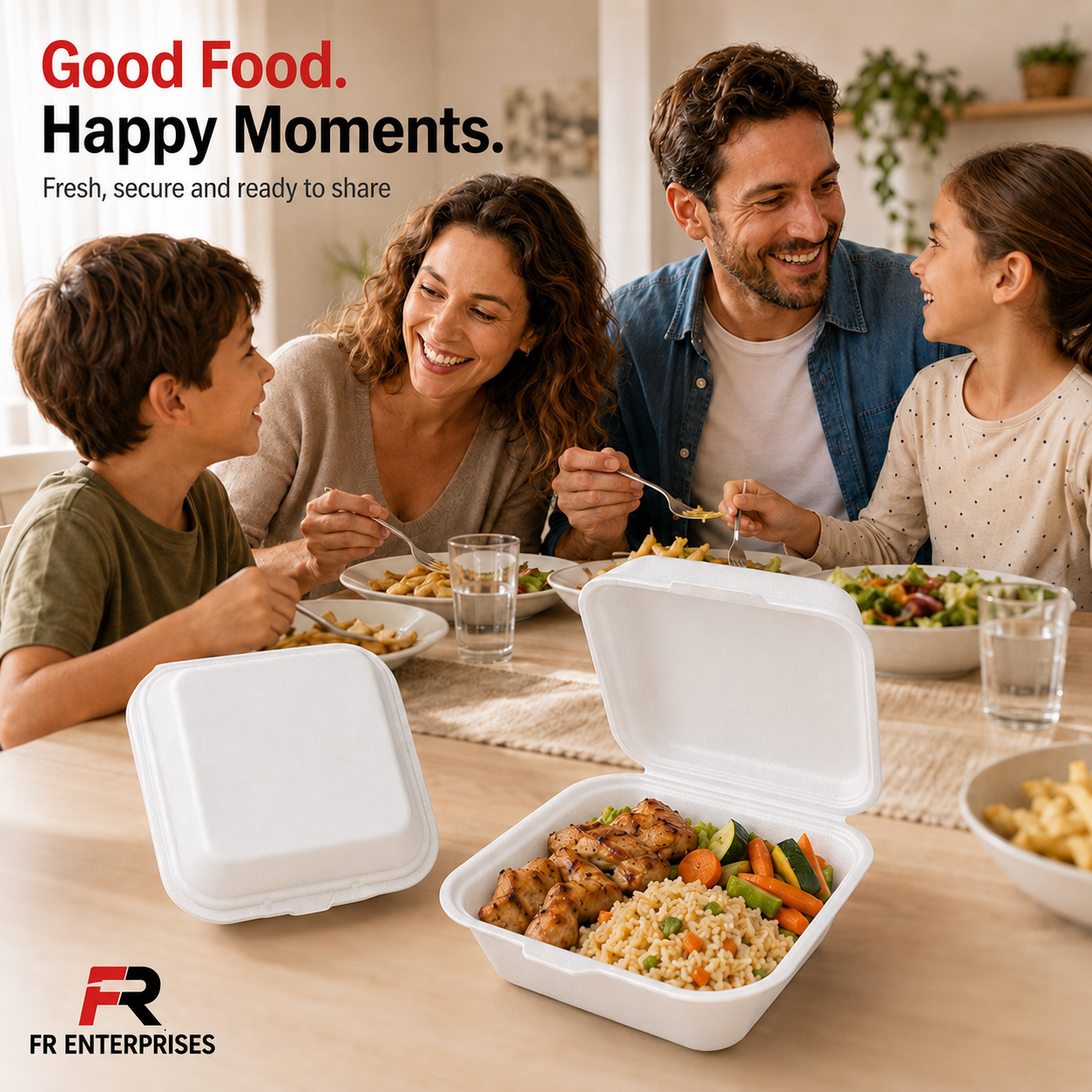 MP6 Next Gen Foam Box- Takeaway Containers