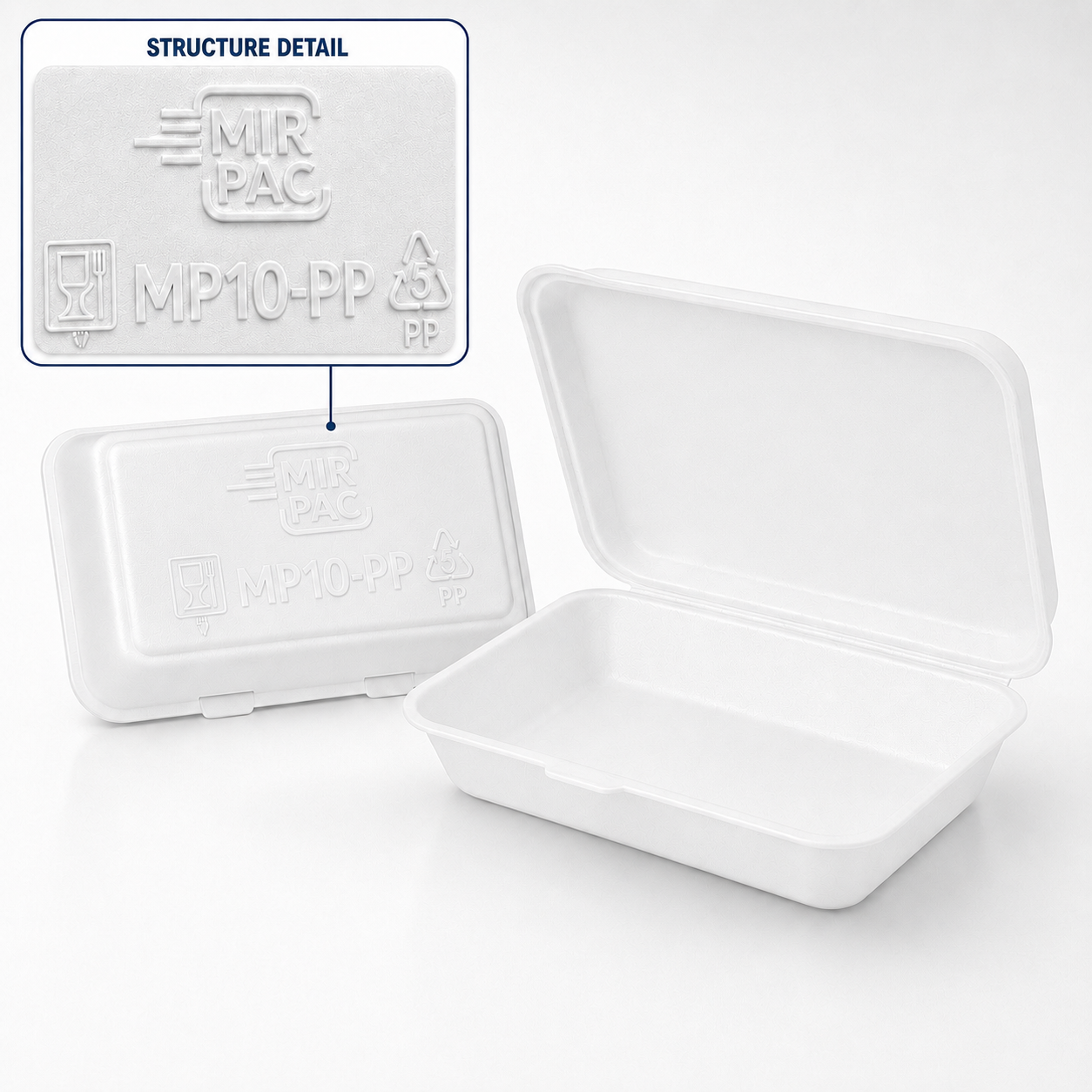 MP10 Next Gen Foam Box- Takeaway Containers