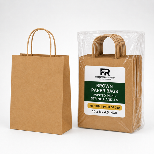 Eco-Friendly Brown Twisted Handle Paper Bags