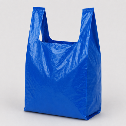 Heavy Duty Poly Carrier Bags- 11x17x21"