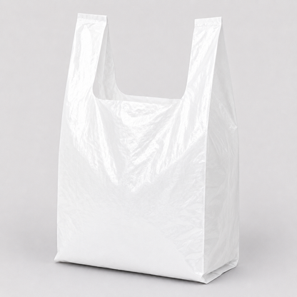 Heavy Duty Poly Carrier Bags- 11x17x21"