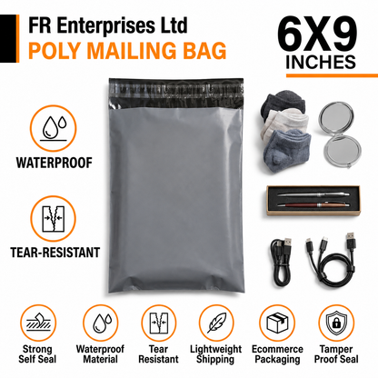 Grey Mailing Bags