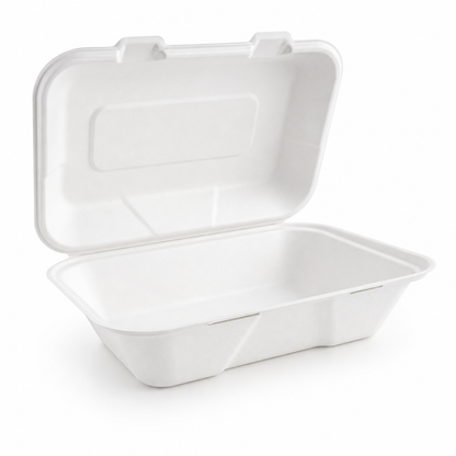 Bagasse Burger Box HP10 Pack- Takeaway Containers