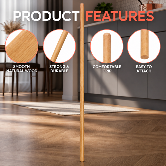 Wooden Mop Stick