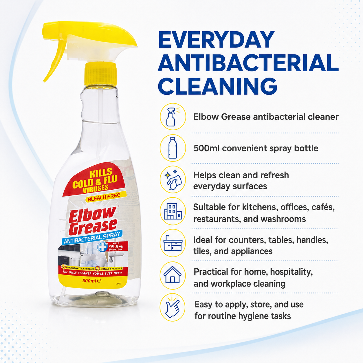 Elbow Grease Antibacterial Cleaner- 500ml