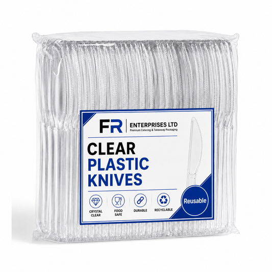 Reusable Clear Plastic Knife | Disposable Cutlery