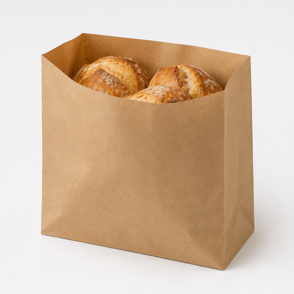 Brown Greaseproof Paper Chip Bags