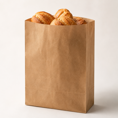 Brown Greaseproof Paper Chip Bags