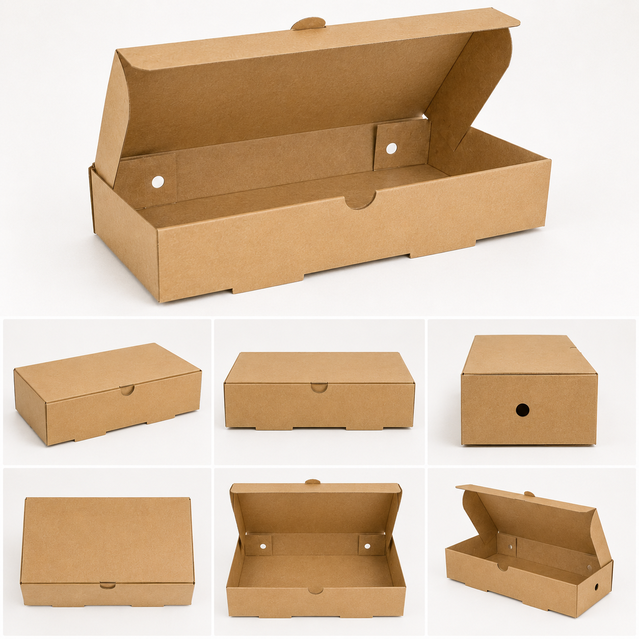 Plain Brown Fish and Chips Box